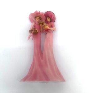 Thomas Kinkades Everyday Brings Hope Collection Pink Lady Figurines In Box